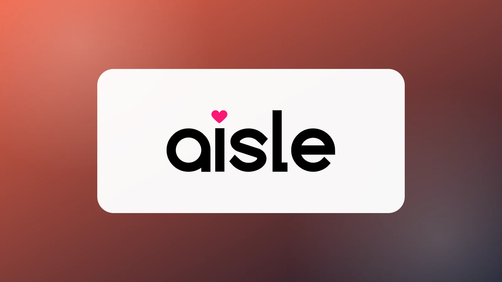 Aisle logo and review cover