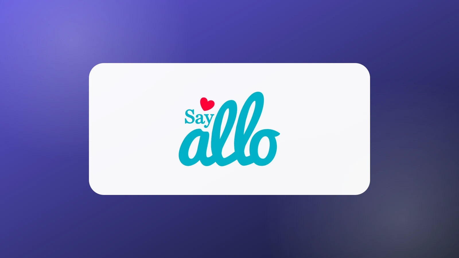 Say Allo logo and review cover